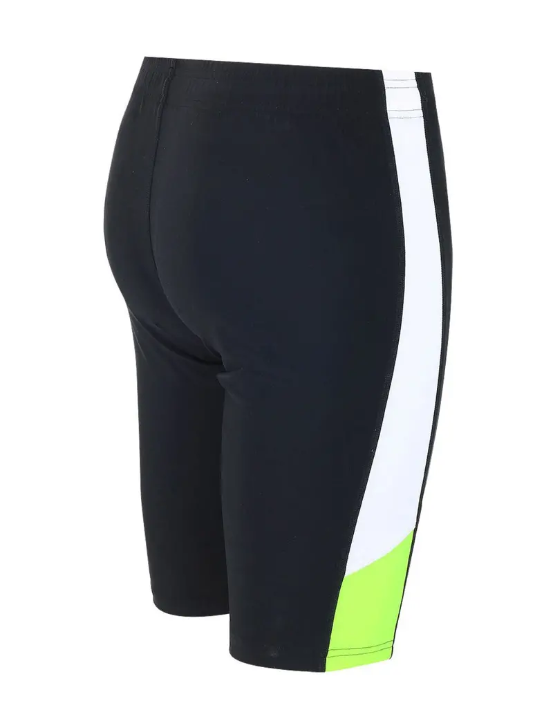 Herren Laufhose Kurz  Schwarz Neon 1