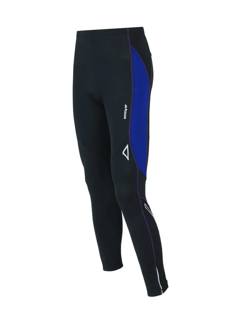 Herren Laufhose Lang Pro Air Schwarz-Blau Setprodukt 1