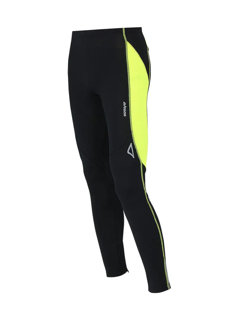 Herren Laufhose Lang Pro Air Schwarz-Neon Setprodukt 1