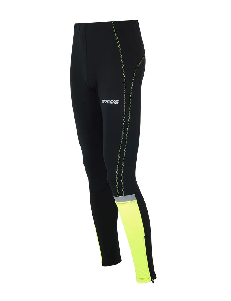 Herren Laufhose Tight Lang Neon 1