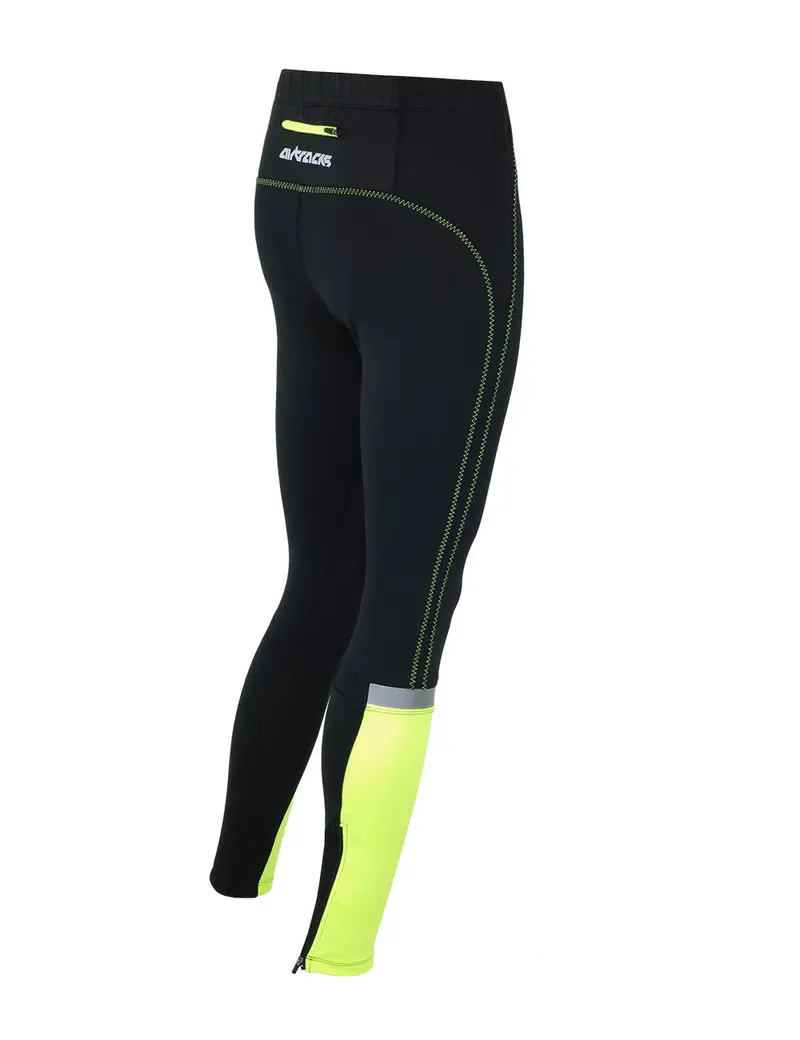 Herren Laufhose Tight Lang Neon 2