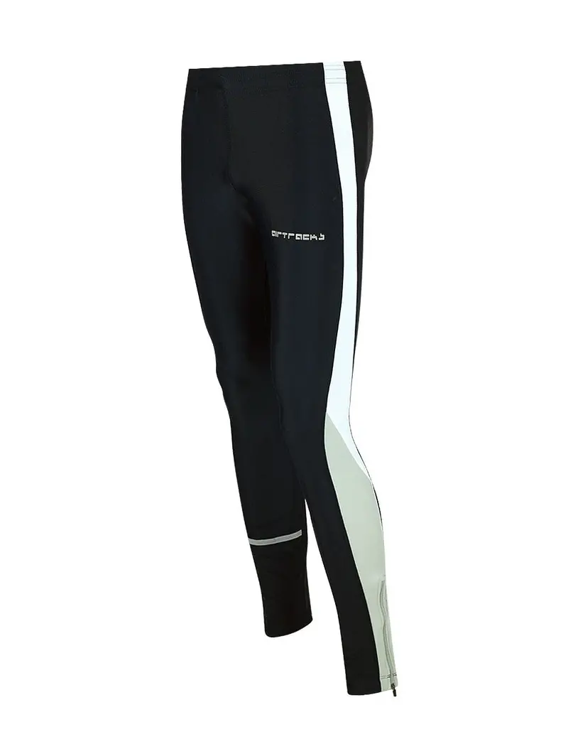 Herren Laufhose Tight Lang Schwarz Setprodukt 1