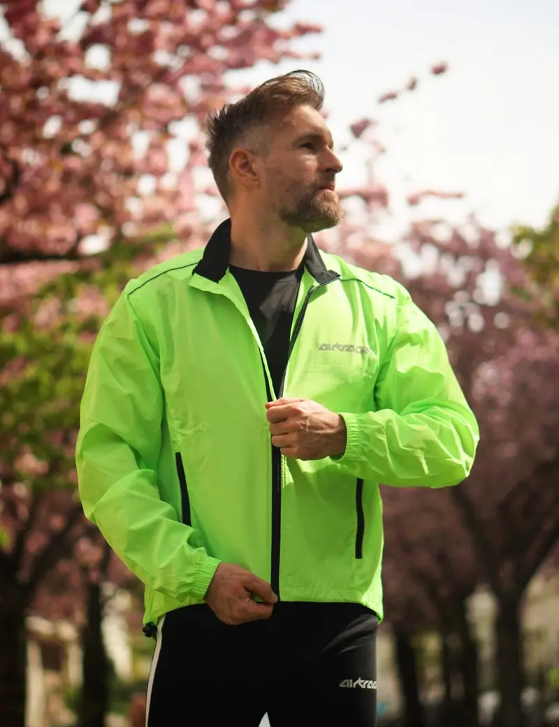 Herren Laufset Multifunktionelle Jacke / Weste + Thermo Laufhose 1