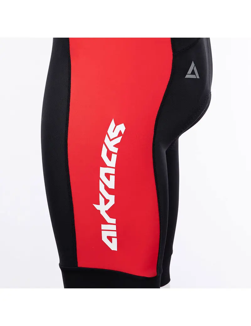 Herren Radhose Kurz Mit Trägern - Trägerhose Pro Line Schwarz-Rot Setprodukt 3