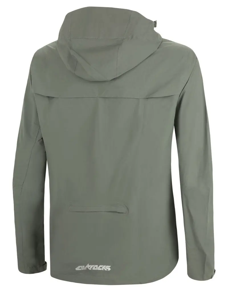Herren Regenjacke / Fahrradjacke Mit Kapuze Pro Line Grau Setprodukt 2