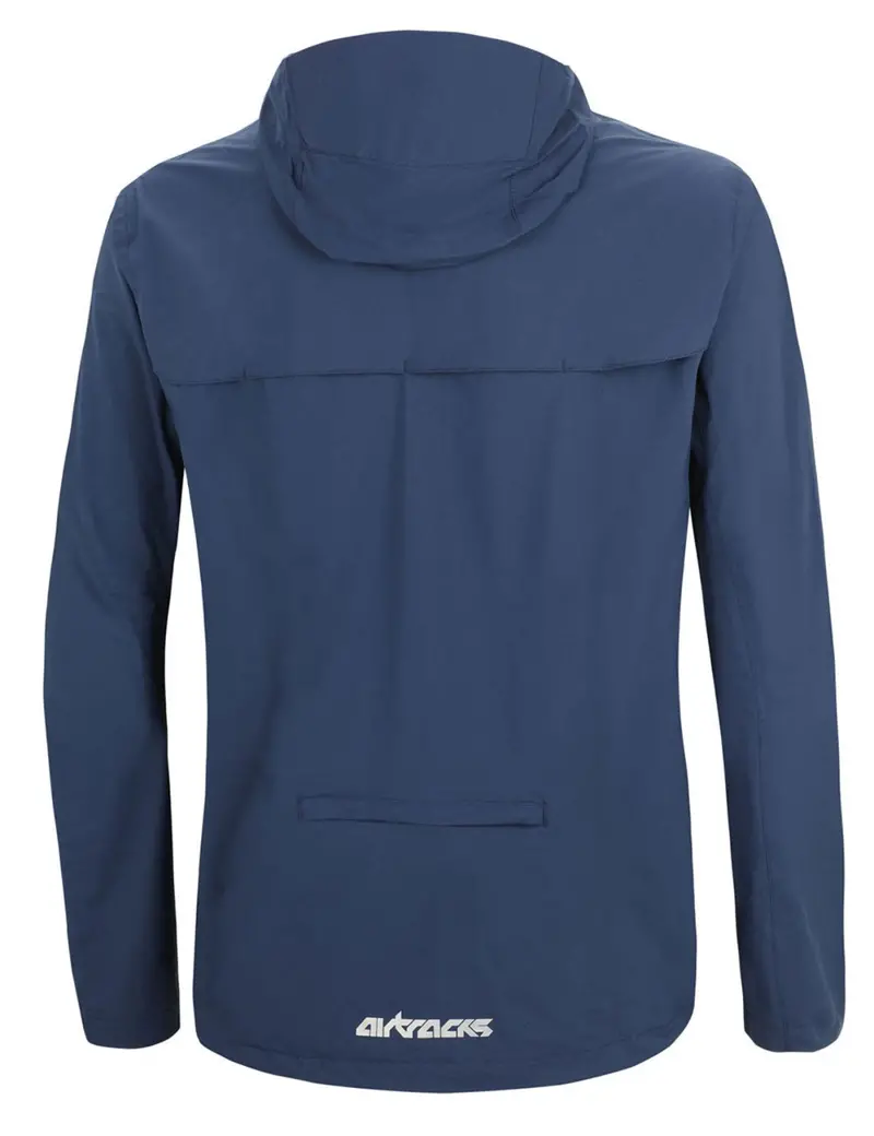 Herren Regenjacke - Fahrradjacke Mit Kapuze Pro Line Navy Blau 2