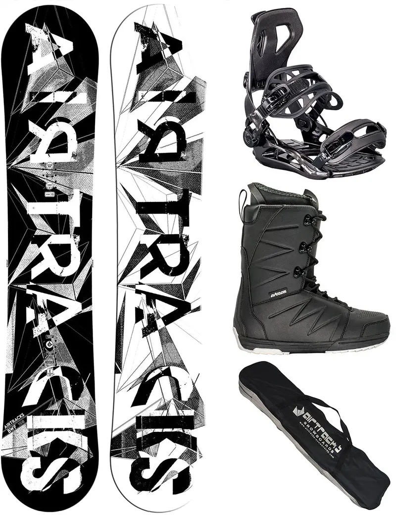 Herren Snowboard Bwf + Bindung Master Me + Boots Star + Sb Bag 1