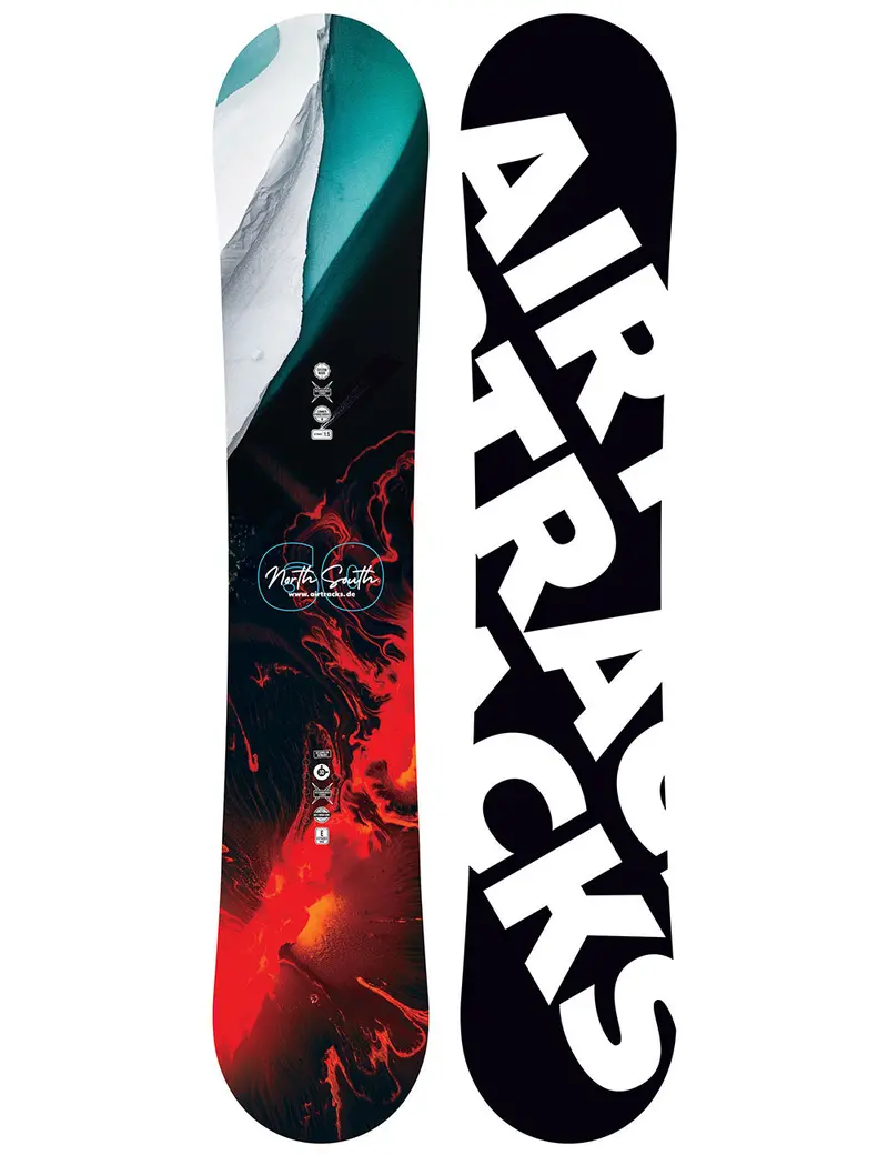 Herren Snowboard North South 4 Camber Wide Setprodukt 1