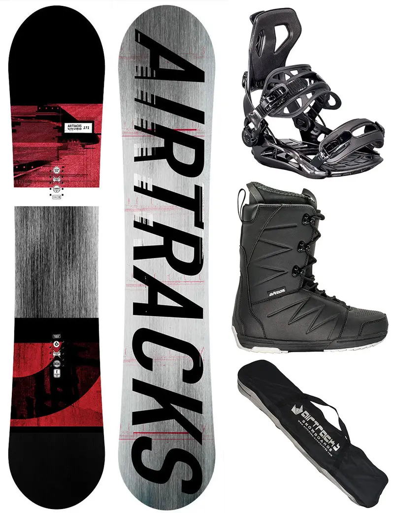 Herren Snowboard Set Waves + Bindung Master Me + Boots Star + Sb Bag 1