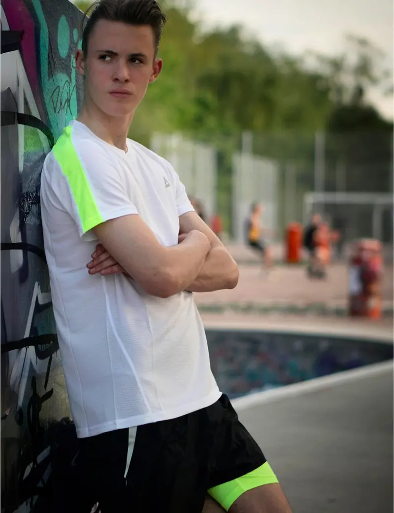Herren Sommer Laufshirt Pro Line + Laufshorts Pro Line 1