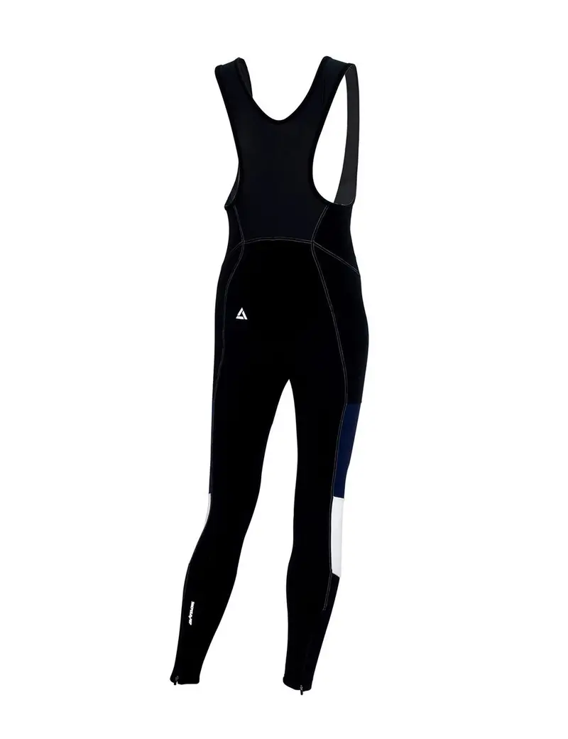 Herren Thermo Fahrradhose Lang Trägerhose Pro Line Schwarz-Blau-Weiss Setprodukt 2