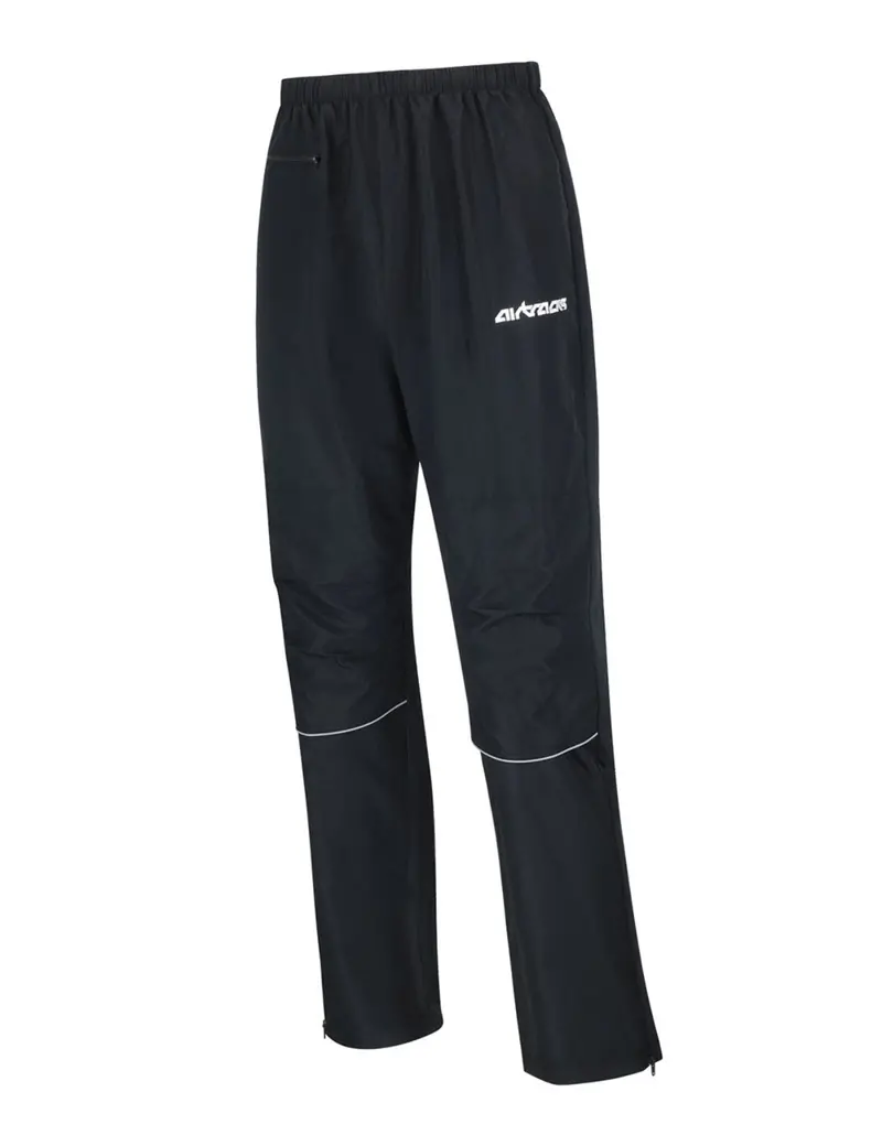 Herren Thermo Fahrradhose - Laufhose Lang Pro Schwarz 1