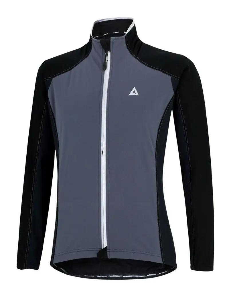 Herren Thermo Fahrradjacke Comfort Line Schwarz Grau 2