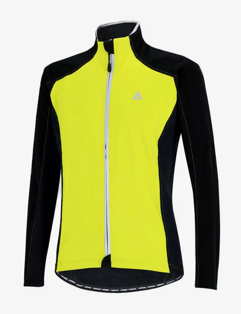 Herren Thermo Fahrradjacke Comfort Line Schwarz Neon 1