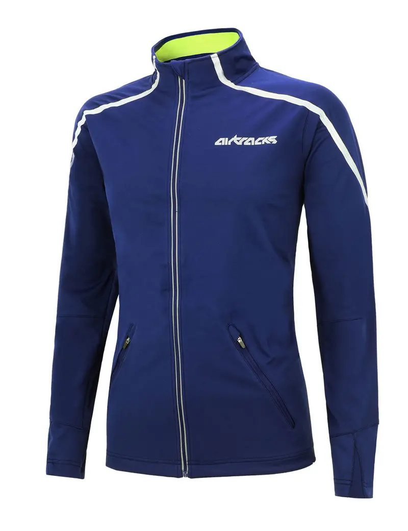Herren Thermo Fahrradjacke / Laufjacke Air Tech Blau Setprodukt 1