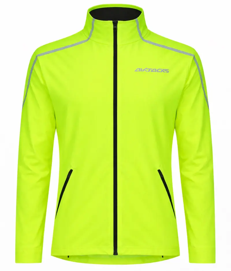 Herren Thermo Fahrradjacke - Laufjacke Air Tech Neon 1