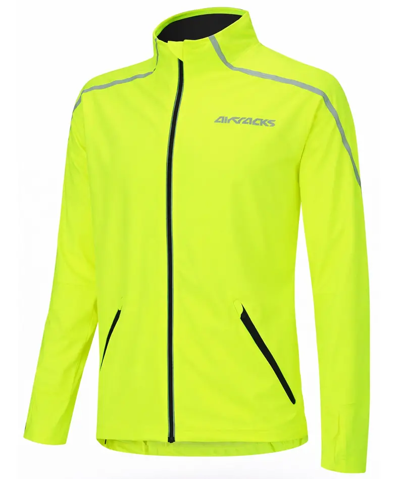 Herren Thermo Fahrradjacke - Laufjacke Air Tech Neon 3