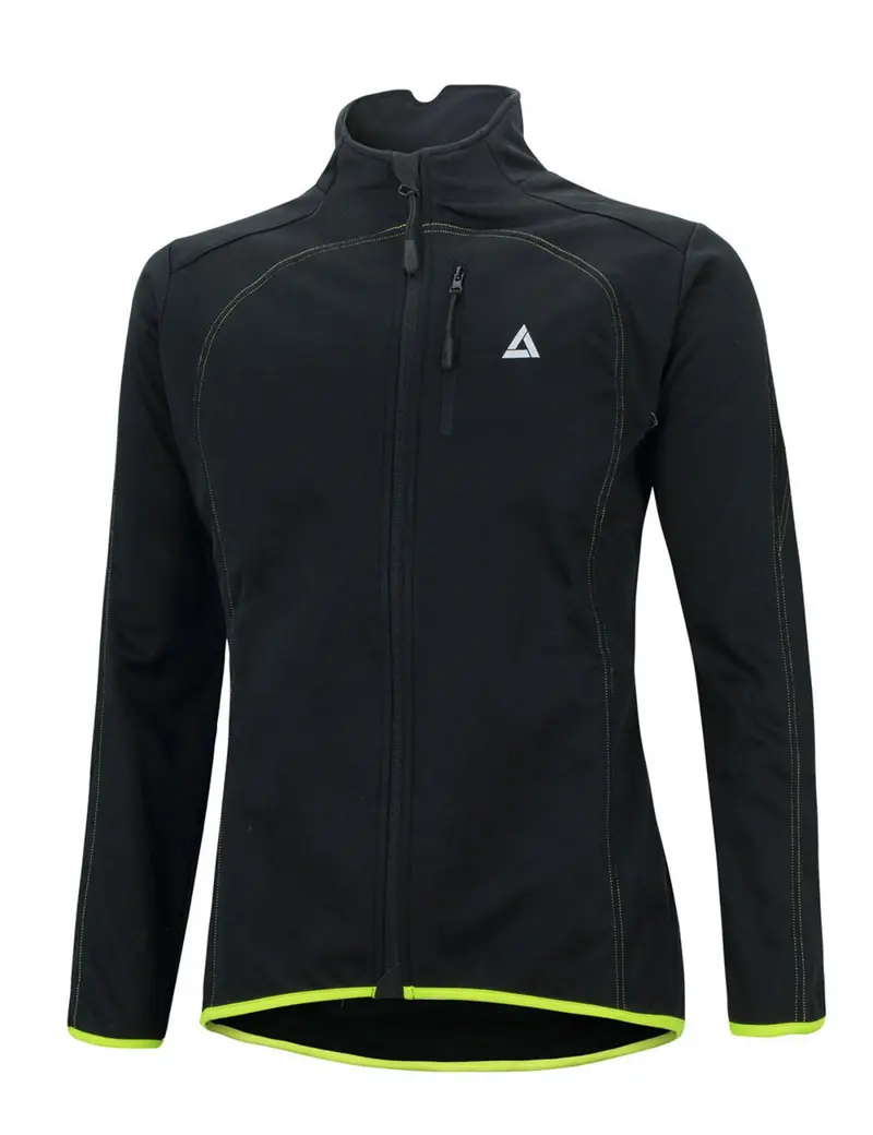 Herren Thermo Fahrradjacke Pro Line Schwarz Neon Setprodukt 1