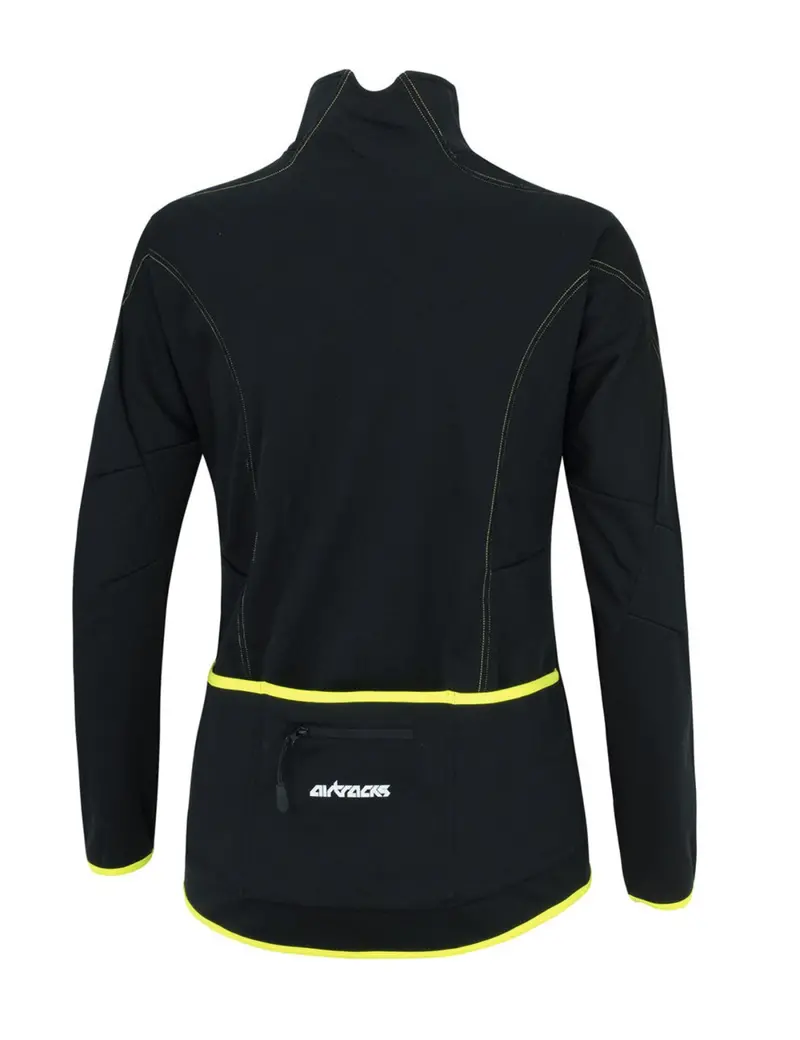 Herren Thermo Fahrradjacke Pro Line Schwarz Neon Setprodukt 2