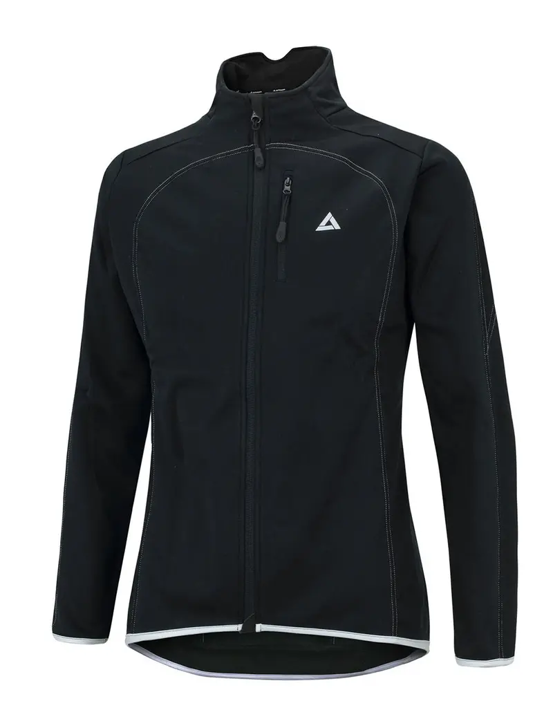 Herren Thermo Fahrradjacke Pro Line Schwarz Silber Setprodukt 1