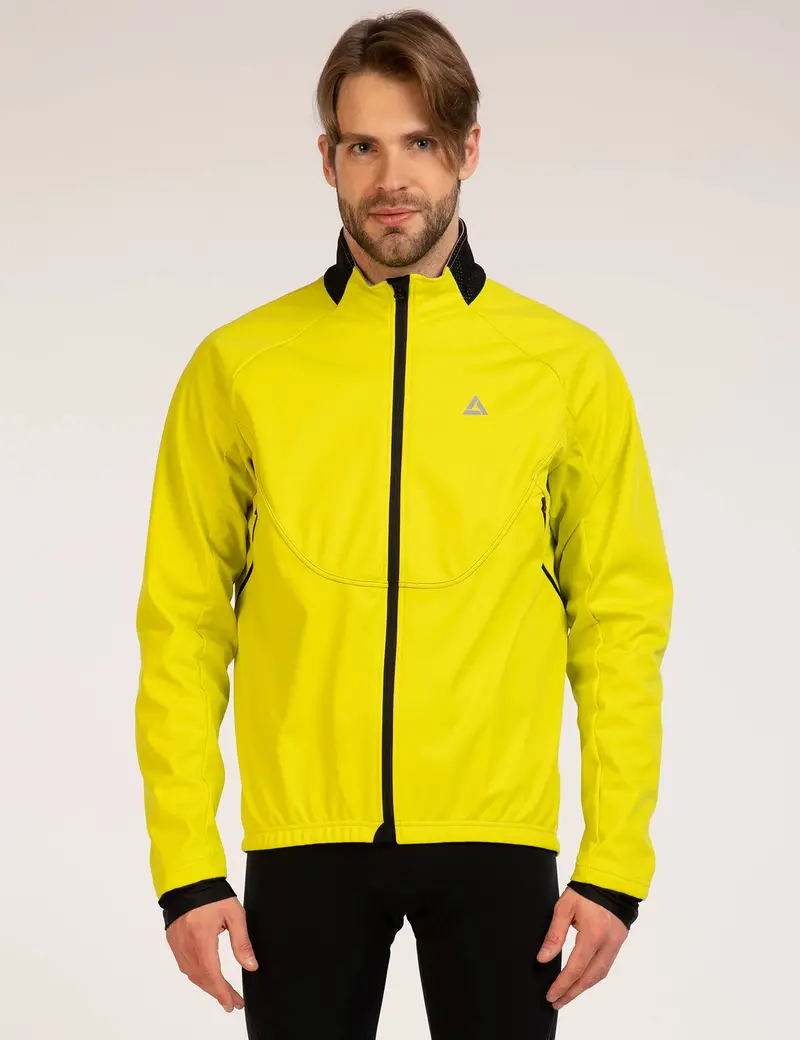 Herren Thermo Fahrradjacke Pro Team Ii Neon Setprodukt 1