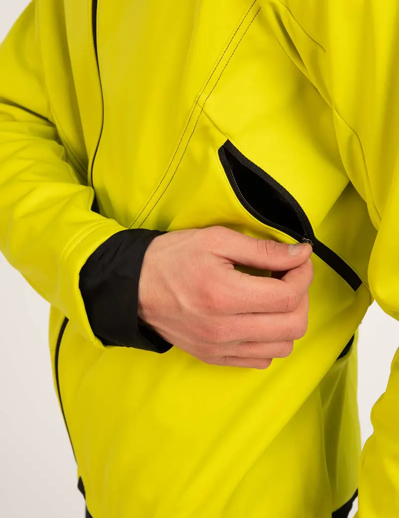 Herren Thermo Fahrradjacke Pro Team Ii Neon Setprodukt 6