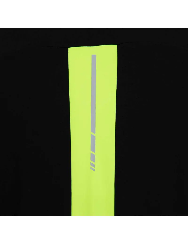 Herren Thermo Fahrradtrikot Langarm Pro Team Schwarz-Neon 6