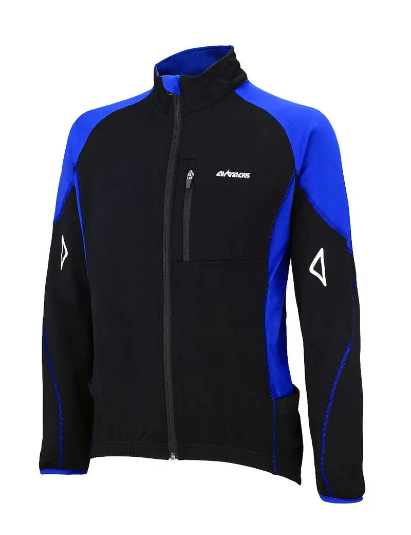Herren Thermo Langarmtrikot Pro-T Schwarz-Blau Setprodukt 1