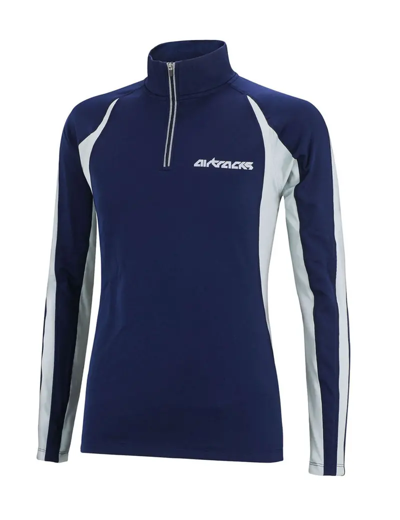Herren Thermo Laufshirt Langarm Pro Blau 1