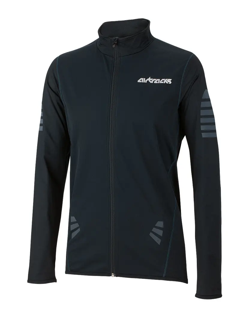 Herren Thermo Radtrikot Pro Schwarz-Blau Setprodukt 1
