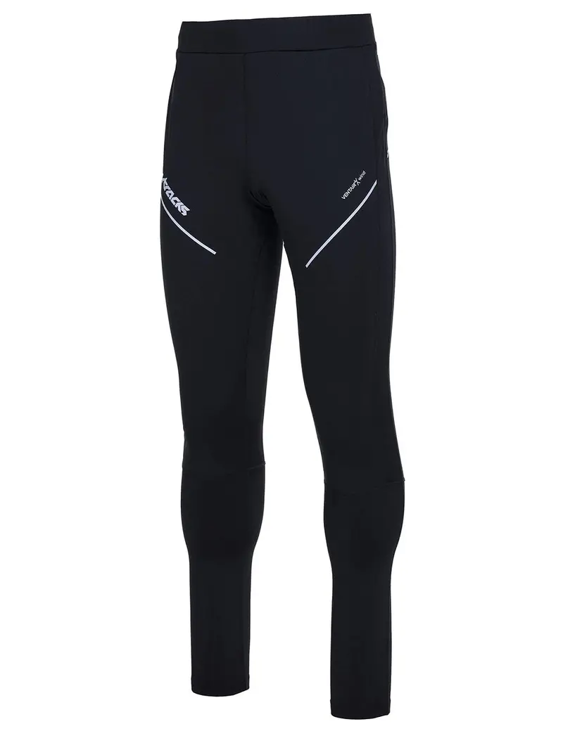 Herren Thermo Winter Laufhose Lang Pro Line Schwarz Setprodukt 4