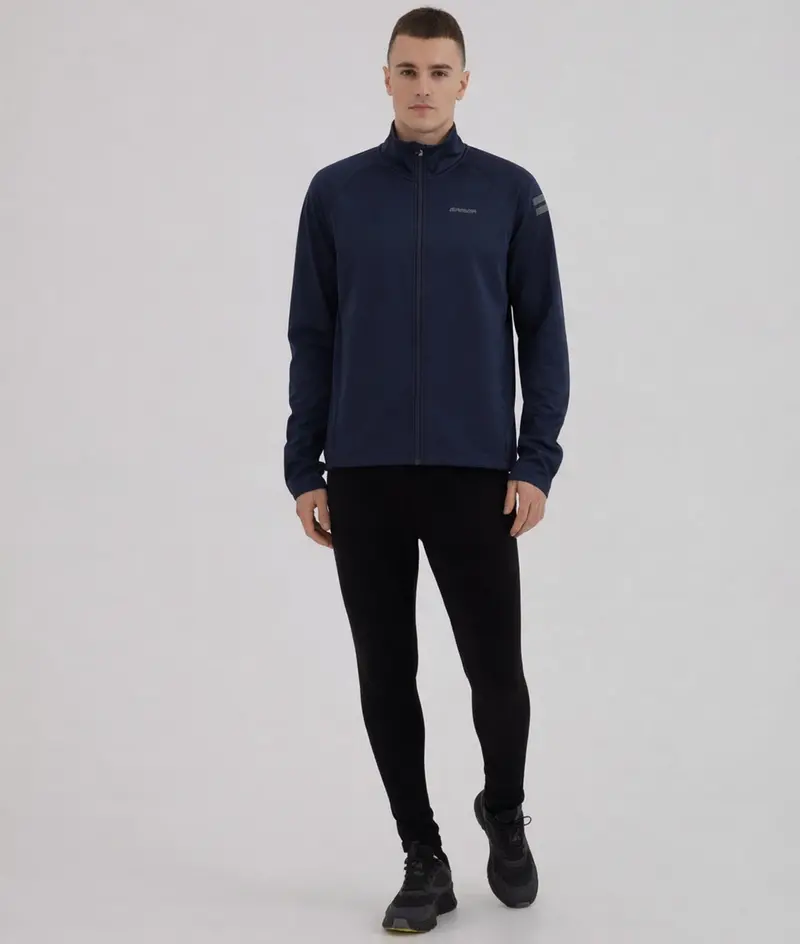 Herren Winter Fahrradjacke-Laufjacke Softshell Thermojacke Aktive Comfort Line Blau 2