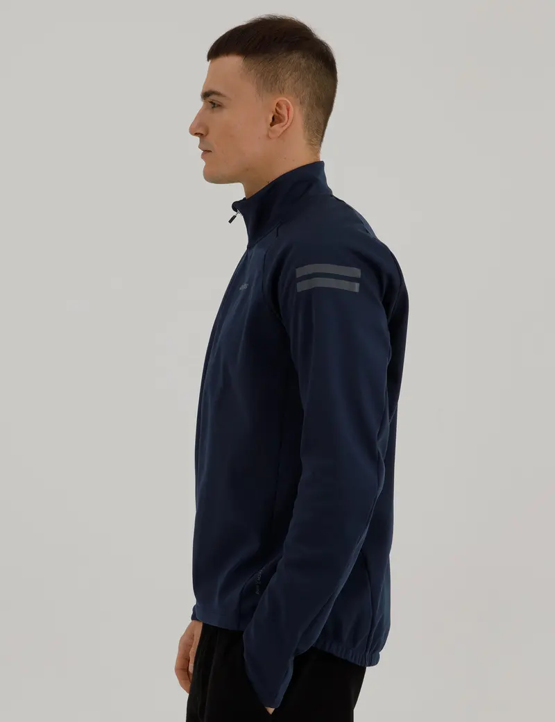 Herren Winter Fahrradjacke-Laufjacke Softshell Thermojacke Aktive Comfort Line Blau 3