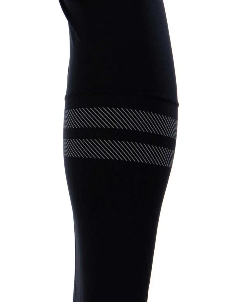 Herren Winter Thermo Fahrradhose Lang Mit Trägern Pro Line Ii Schwarz-Neon 4