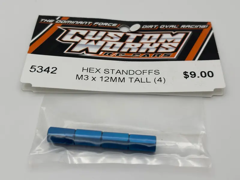 Hex Standoffs M3x12mm Tall (4), Cw-5342 1