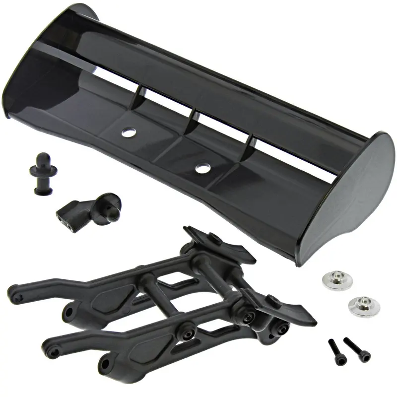 Hobao 1/8 Hyper 7 Tq Black Wing, Mount, & Body Posts 1