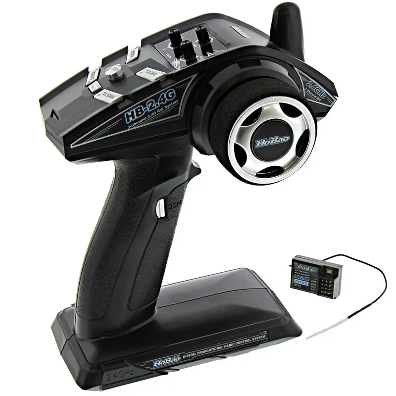 Hobao 1/8 Hyper 7 Tq Hb-2.4G 3-Ch Radio Transmitter & Hb-2.4R Receiver 1