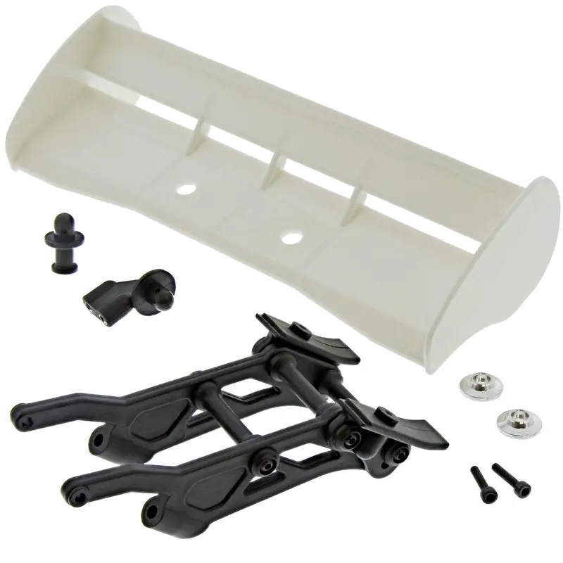 Hobao 1/8 Hyper 7 Tq White Wing, Mount & Body Posts 1