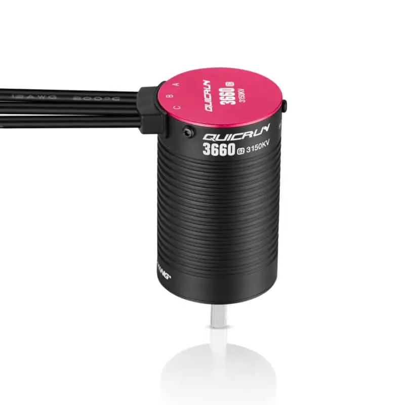 Hobbywing Quicrun 3660Sl 3150Kv G2 Motor Black 1