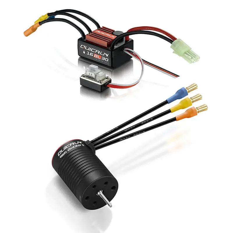 Hobbywing Quicrun Combo 16Bl30 Esc & 2435Sl 4500Kv G3 Motor 1