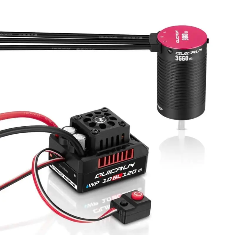 Hobbywing Quicrun Combo Esc G2 10Bl120/3660Sl 3700Kv G2 Motor 1