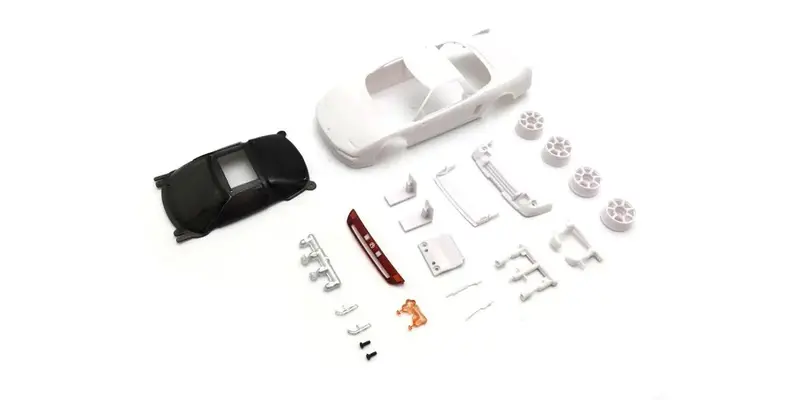 Honda Nsx White Body Set (W/Wheels) Mzn220 1
