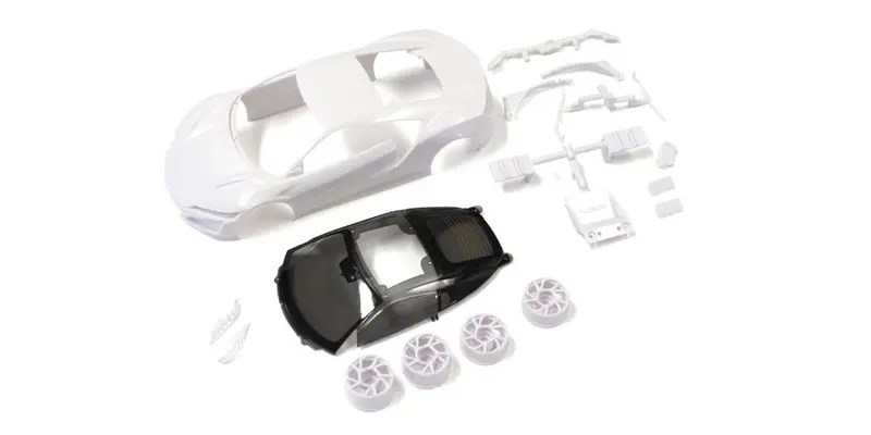 Honda Nsx White Body Set(W/Wheels) Mzn186 1