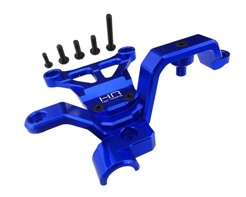 Hot-Racing Front Upper Chassis Steering Brace, Aluminum, Blue, Xmx12m06 1