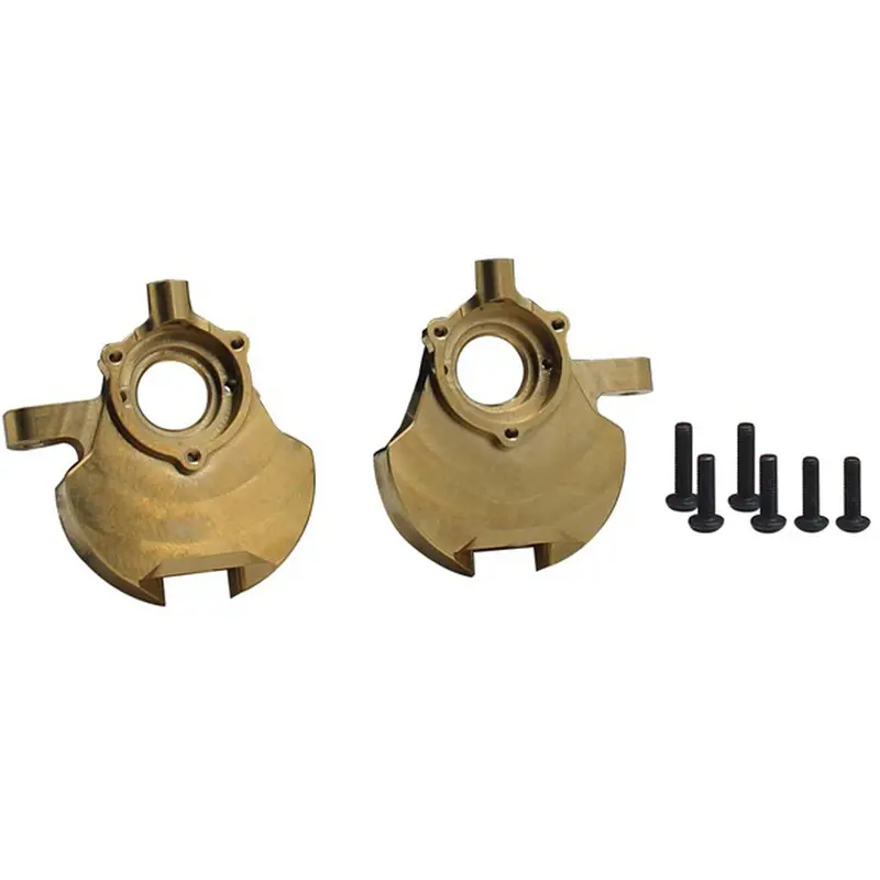 Hot-Racing Gen 8 Brass Bearing Front Knuckle, Heavy Metal, Eve21hm 1