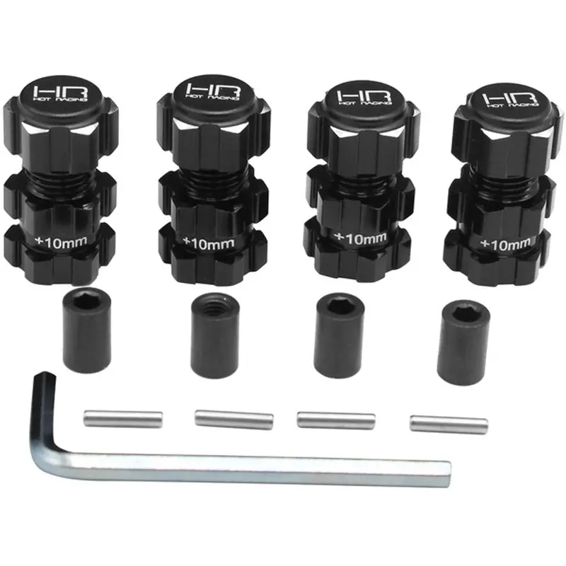 Hot-Racing Splined Hubs, Aluminum, +10 17Mm, Maxx, Mxx10w01 1