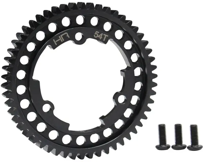 Hot-Racing Steel Spur Gear, 1.0 Metric Pitch, 54T, Ervt54m01 1