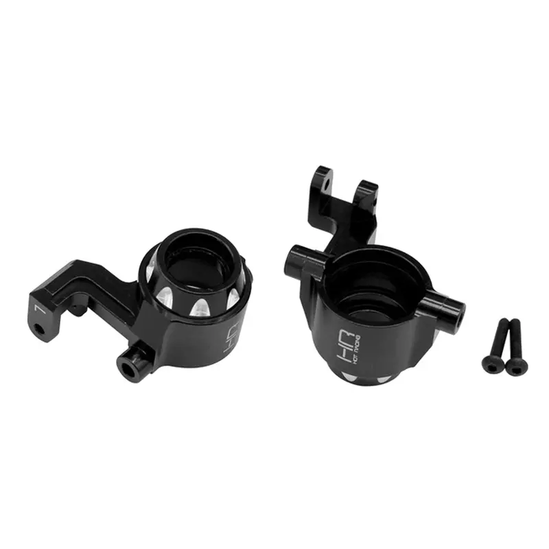 Hot-Racing Steering Blocks, Front, Aluminum, Traxxas Maxx, Mxx2101 1