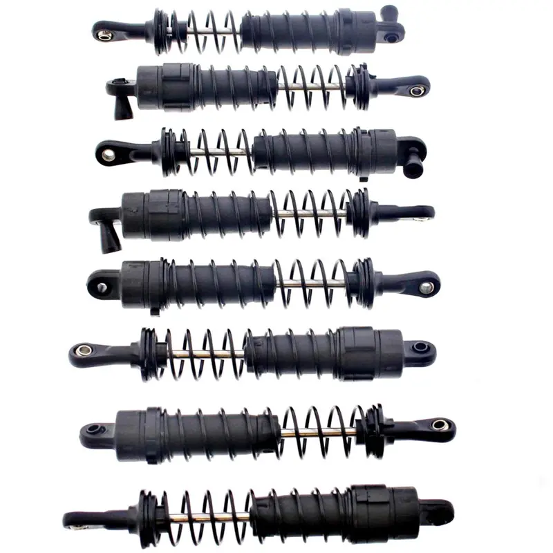 Hpi Racing 1/10 Bullet Mt / St Flux Front & Rear Assembled Shocks & Springs With Oil 1