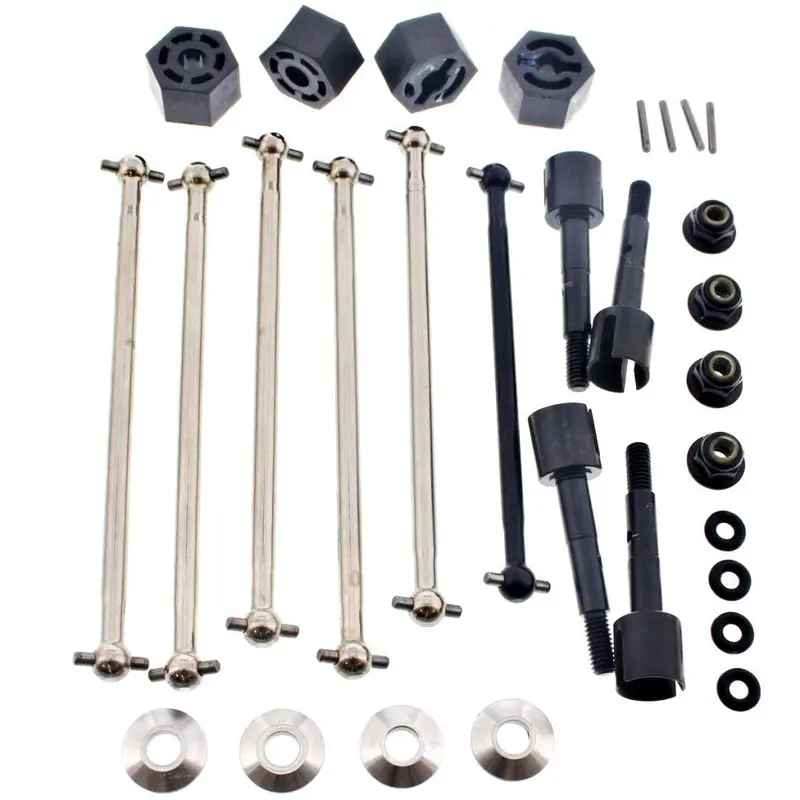 Hpi Racing 1/10 Bullet Mt / St Flux Front, Rear & Center Drive Shafts, Axles & 14Mm Wheel Hexes 1